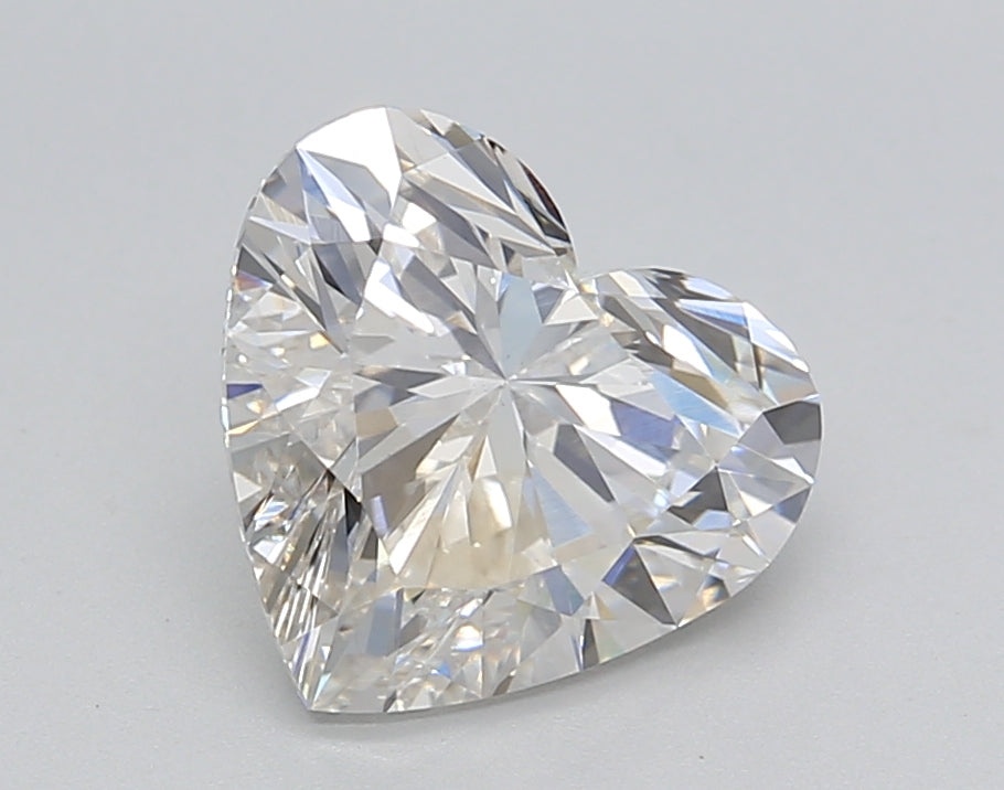 Diamant taille cœur cultivé en laboratoire 2,11 CT CVD, G VS1, certifié IGI