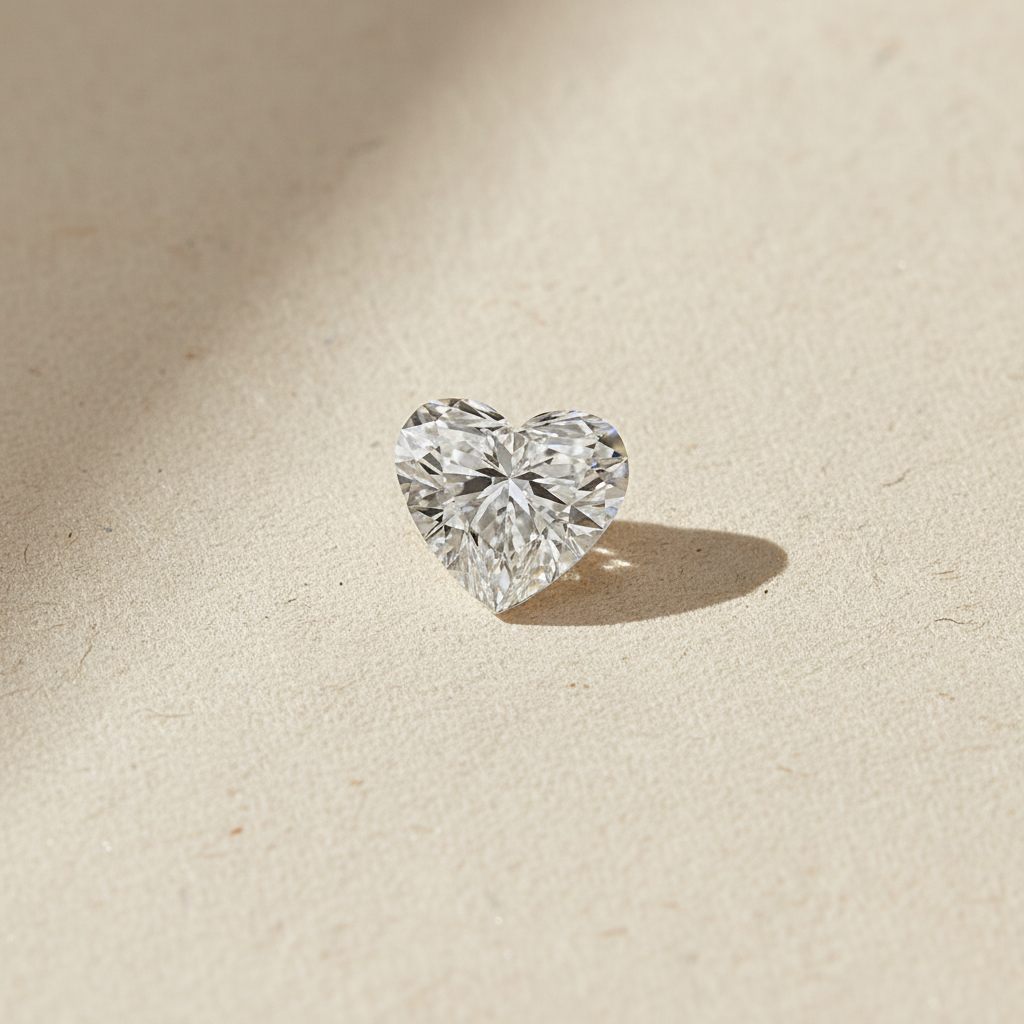 2.11 Carat Heart Cut Lab Grown Diamond VS1 G Color IGI Certified
