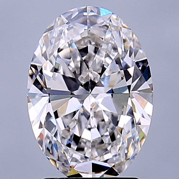 2,11 karaat ovale lab-grown diamant VVS2 E