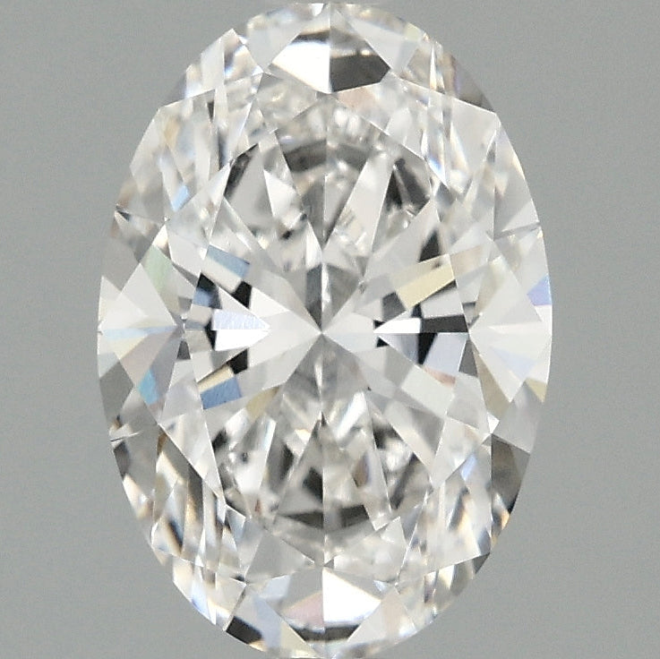 Diamante ovale coltivato in laboratorio da 2,12 carati VVS2 F