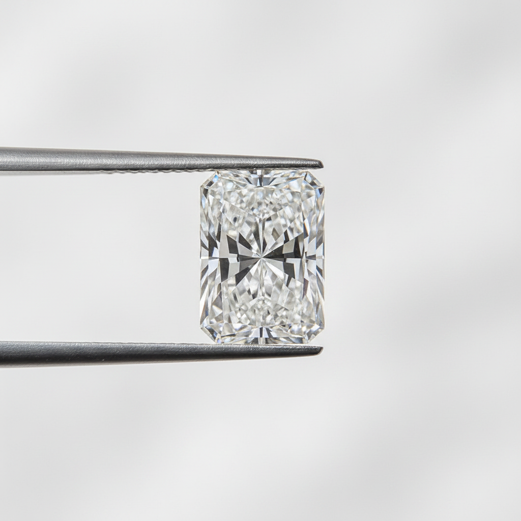 2.12 Carat Radiant Lab Grown Diamond, VS1/F
