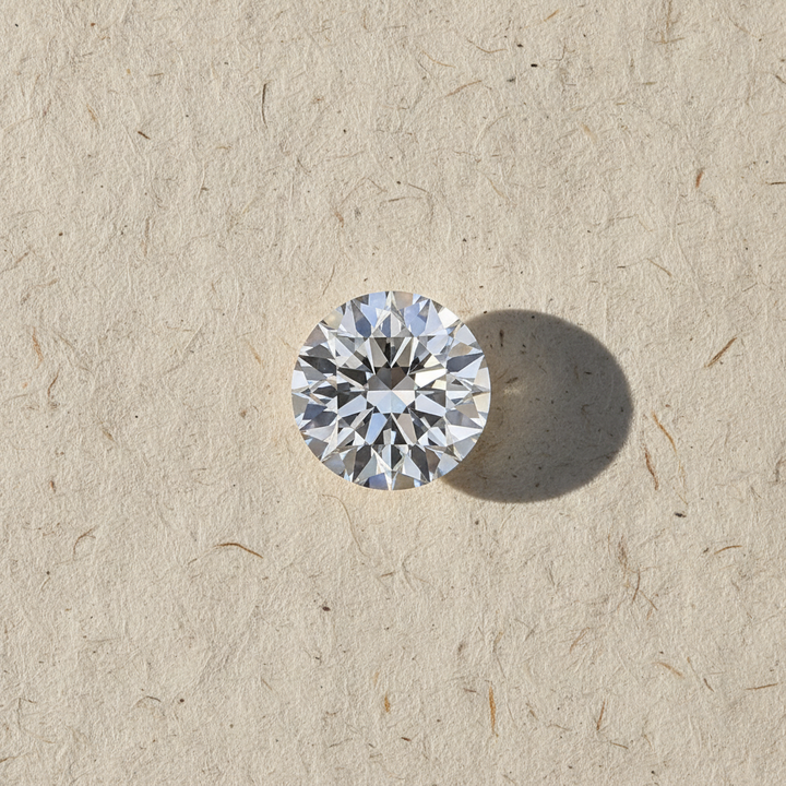 2.13 Carat Round F VS2 Lab Grown Diamond Excellent Cut IGI Certified