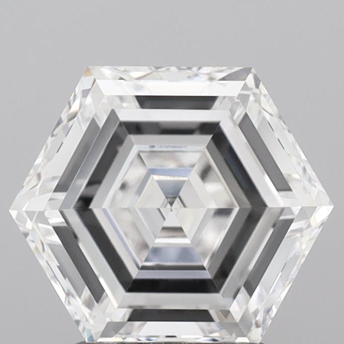 2.14 Carat Hexagonal Cut Lab Grown Diamond VVS1E