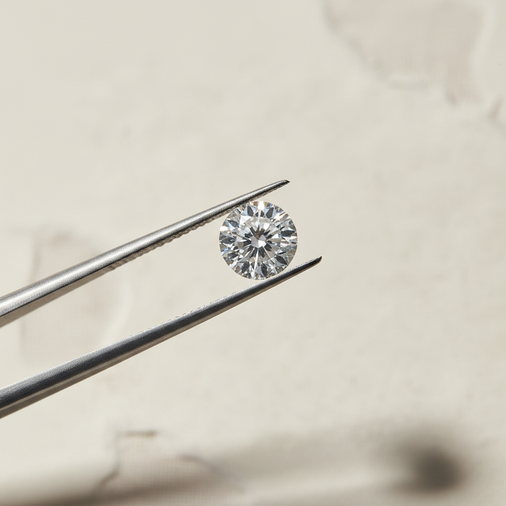 Diamante cultivado em laboratório com lapidação portuguesa de 2,14 quilates, VS1/E