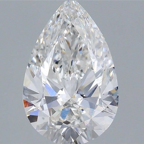 2,15 Karat birnenförmiger, im Labor gezüchteter Diamant VS2 E