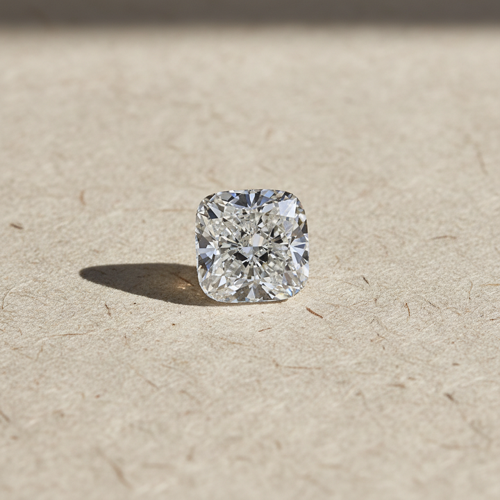 Diamant cultivé en laboratoire taille coussin de 2,16 carats, VVS2/E