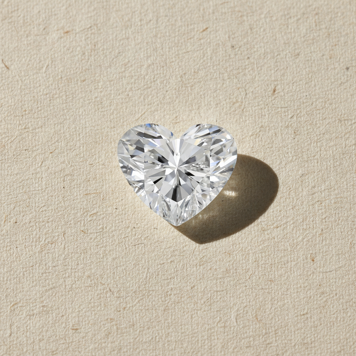 2.19 Carat Heart Cut Lab Grown Diamond VS2 E Color IGI Certified
