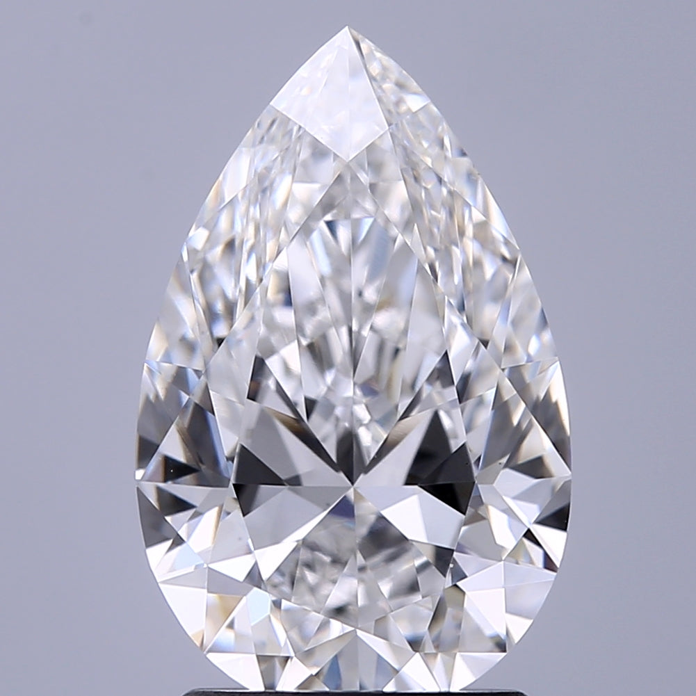 2,20 Karat birnenförmiger, im Labor gezüchteter Diamant VS1 D