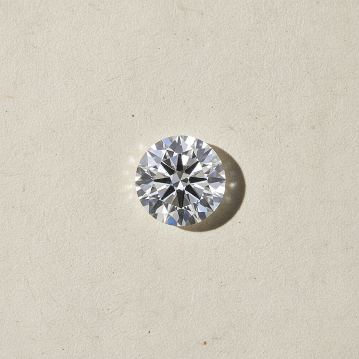 Diamant rond cultivé en laboratoire de 2,20 carats, VS2/E