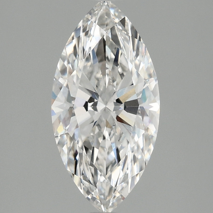 2.21 Carat Marquise Cut Lab Grown Diamond VVS2 F