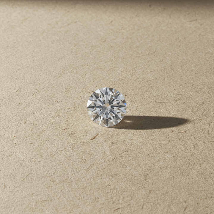 2.22 Carat Round D VVS1 Lab Grown Diamond Ideal Cut IGI Certified