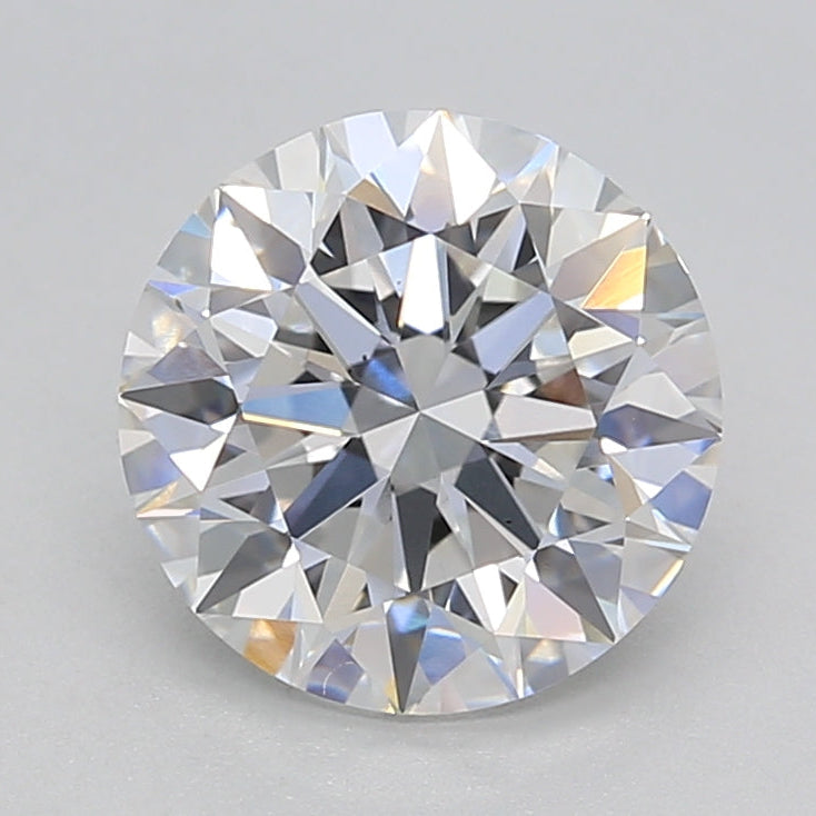 2.22 Carat Round Lab Grown Diamond VS2 E