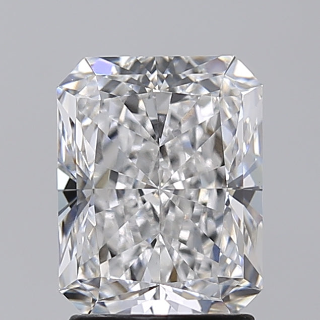 2.25 Carat Radiant Cut Lab Grown Diamond VVS2 E