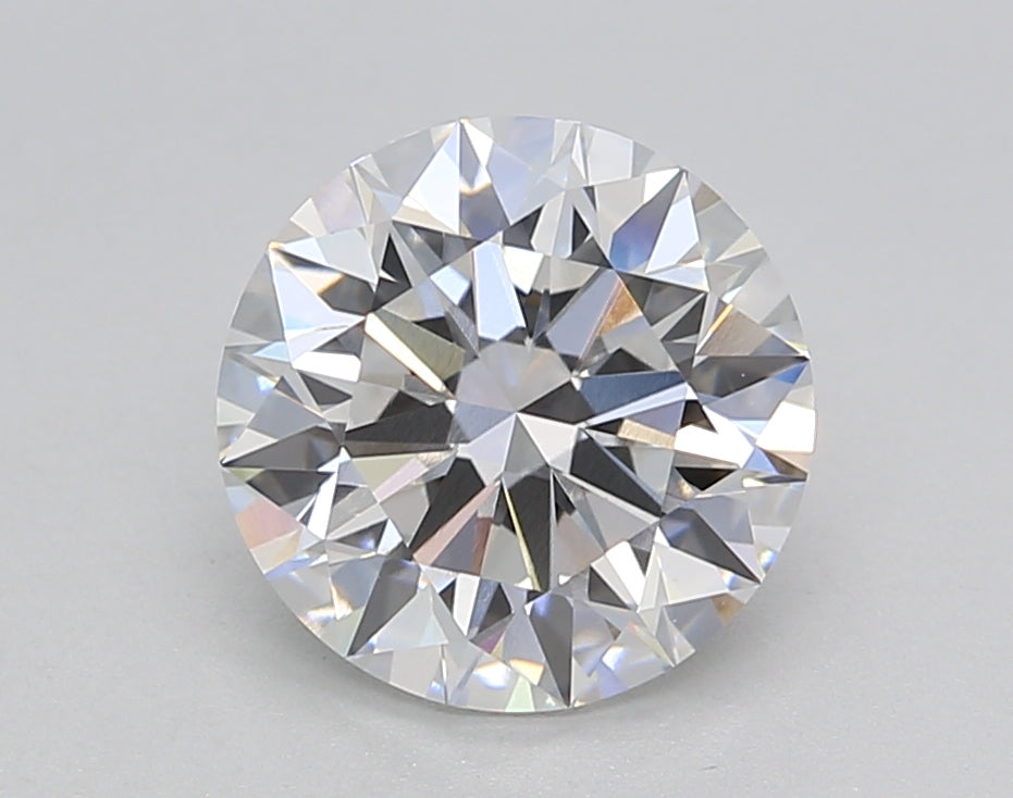 2.26 CT Round Lab-Grown Diamond, IGI Certified, E Color, VVS2 Clarity