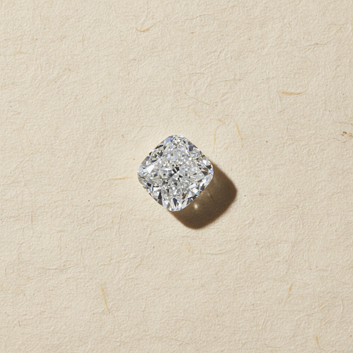 Diamant cultivé en laboratoire taille coussin de 2,26 carats, SI1/E