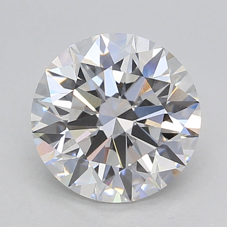 Diamante coltivato rotondo da 2,26 carati VVS2 E