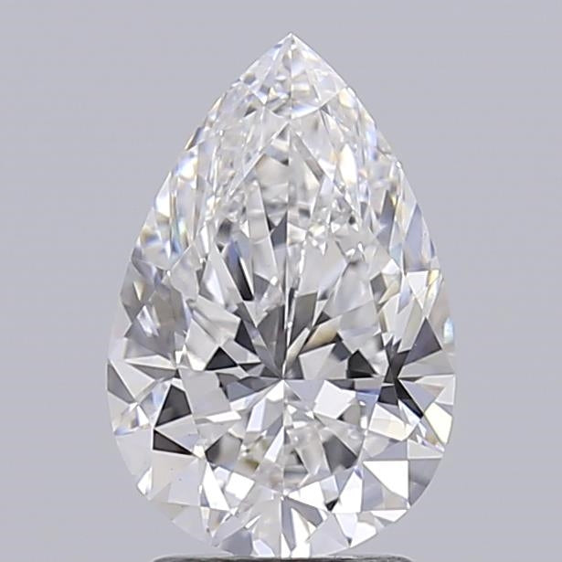 Diamante cultivado en laboratorio de pera de 2,27 quilates VS1 E