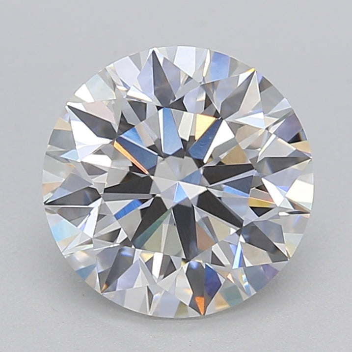 Diamante redondo cultivado en laboratorio de 2,27 quilates IF E