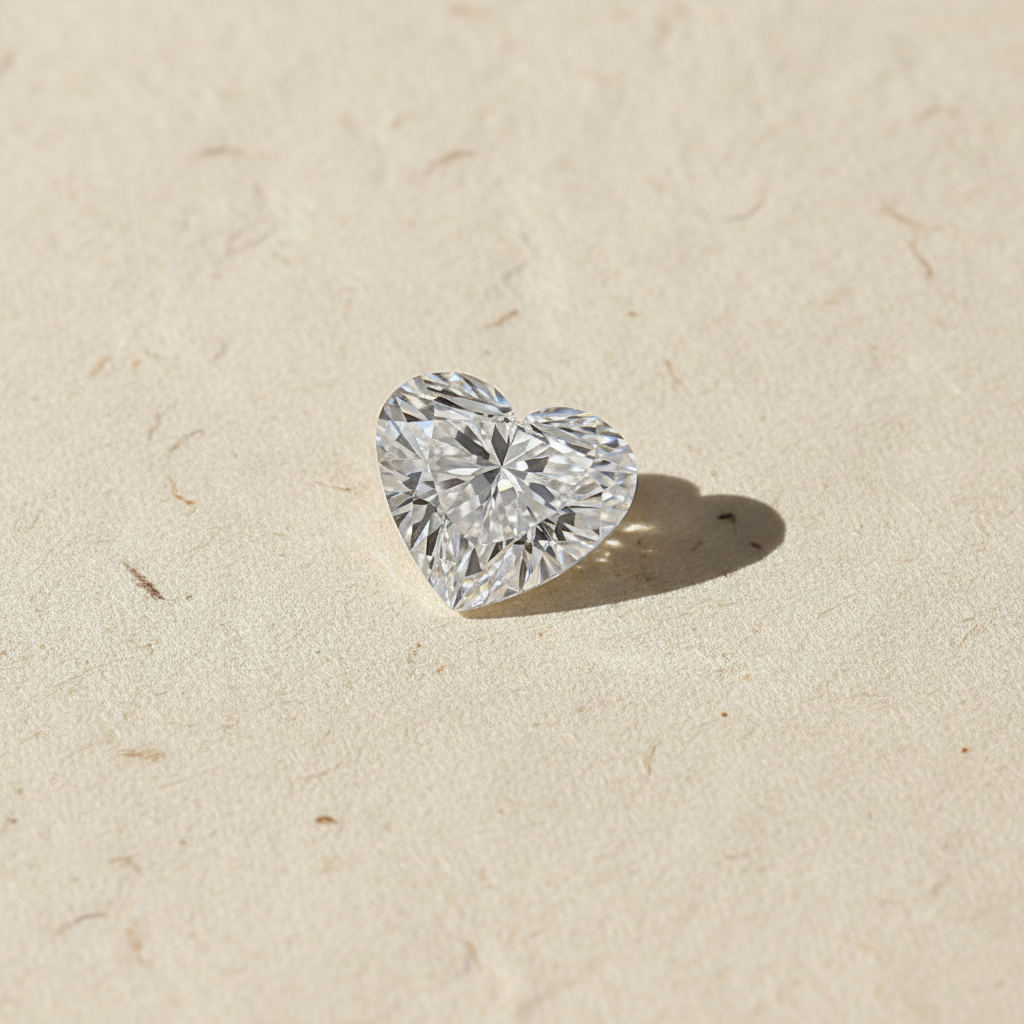 2.28 Carat Heart Cut Lab Grown Diamond VS2 E Color IGI Certified
