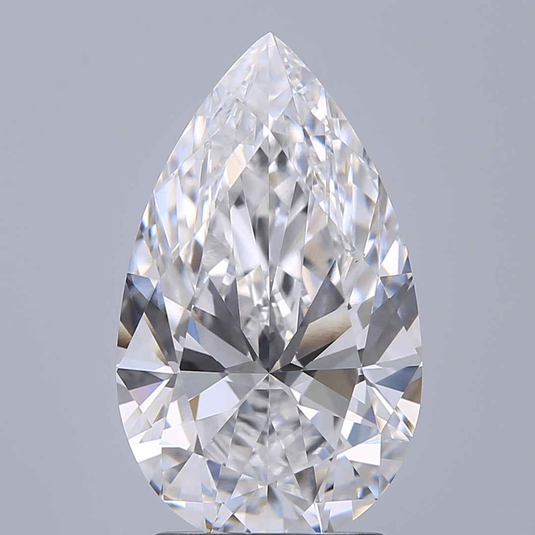 Diamante coltivato in laboratorio a pera da 2,28 carati VS1 D