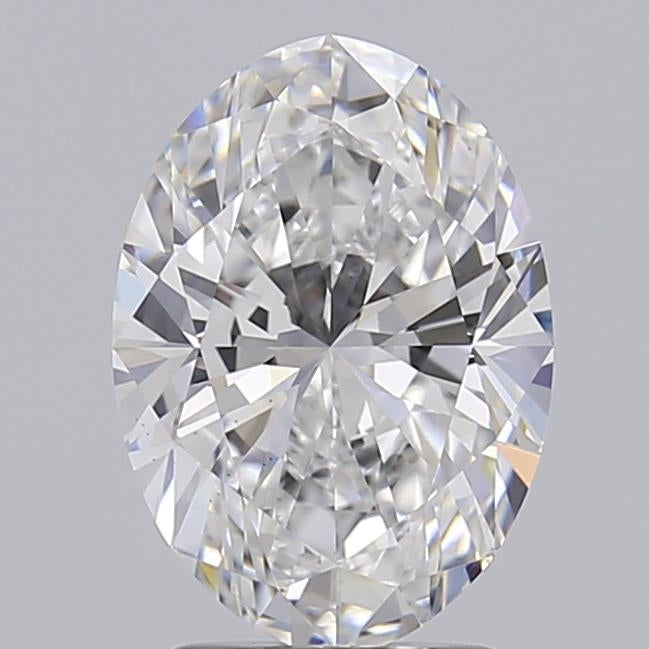 2,29 karaat ovale lab-grown diamant VS1 E