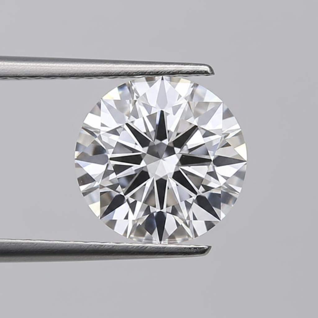 IGI Certified 2.20 Ct D Color VVS1 Round HPHT Lab Grown Diamond