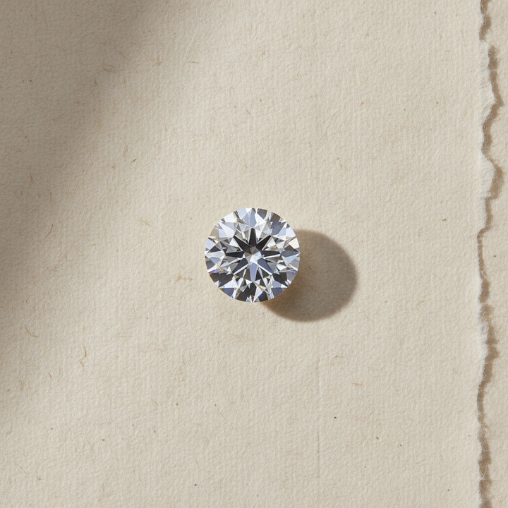 2,30 karaat ronde lab-gegroeide diamant, VS2/F