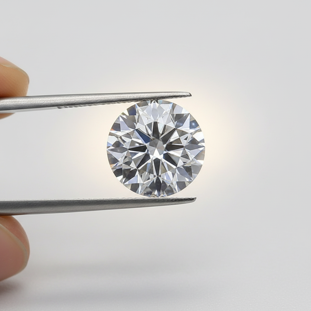 2,30 karaat ronde lab-gegroeide diamant, VS2/F