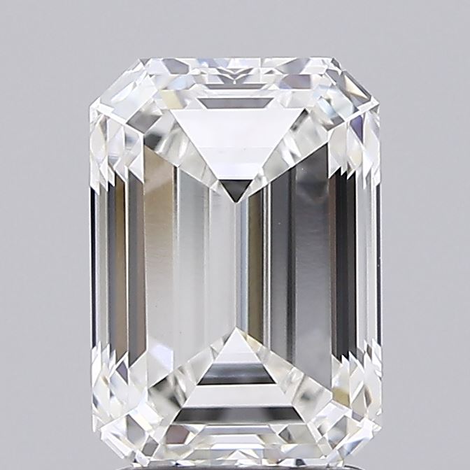 2.32 Carat Emerald Cut Lab Grown Diamond VVS2 F