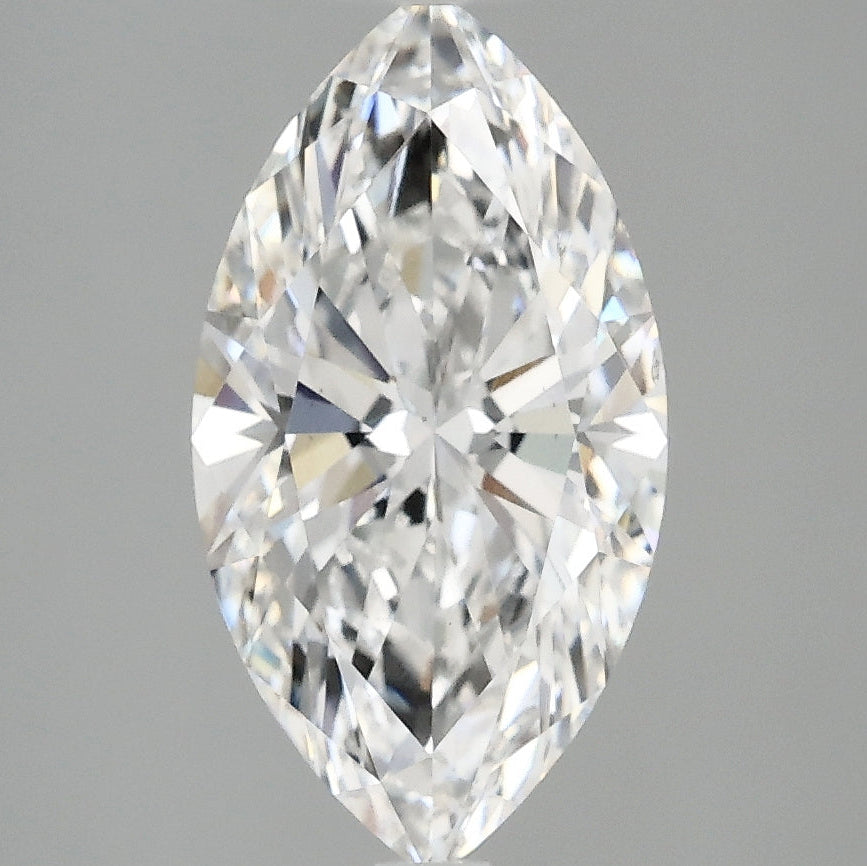 Diamante cultivado em laboratório Marquise de 2,35 quilates VS2 E