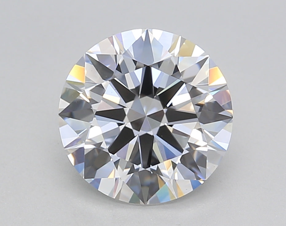 2.38 Carat Round Lab-Grown Diamond, IGI Certified, D Color, VS1 Clarity