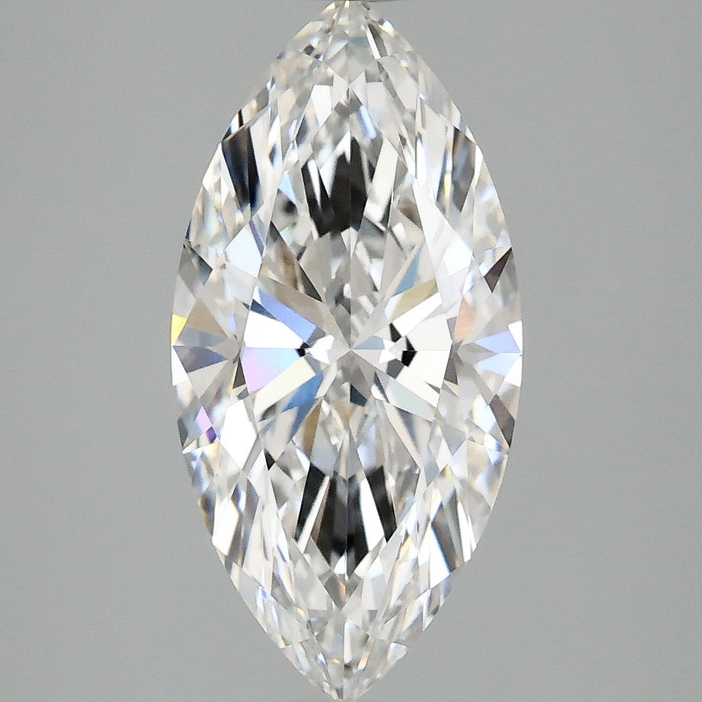 Diamante cultivado em laboratório Marquise de 2,38 quilates VVS2 E
