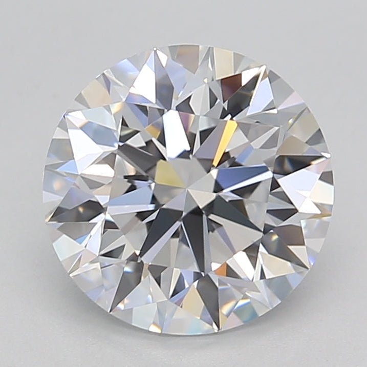 2.38 Carat Round Lab Grown Diamond VVS1 E