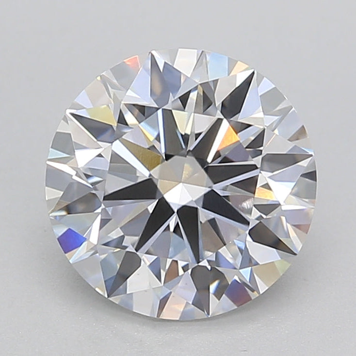 2.38 Carat Round Lab Grown Diamond VVS2 E