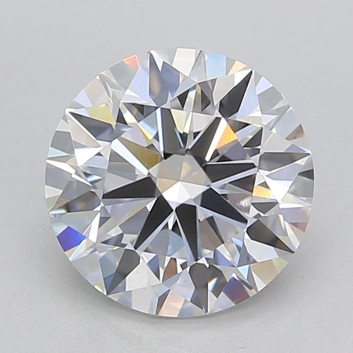 2.38 Carat Round Lab Grown Diamond VVS2 E