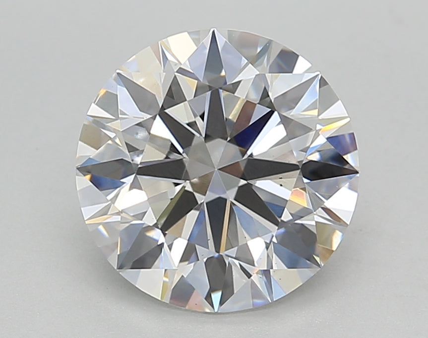 2.39 Carat Round Lab-Grown Diamond, IGI Certified, F Color, VS1 Clarity