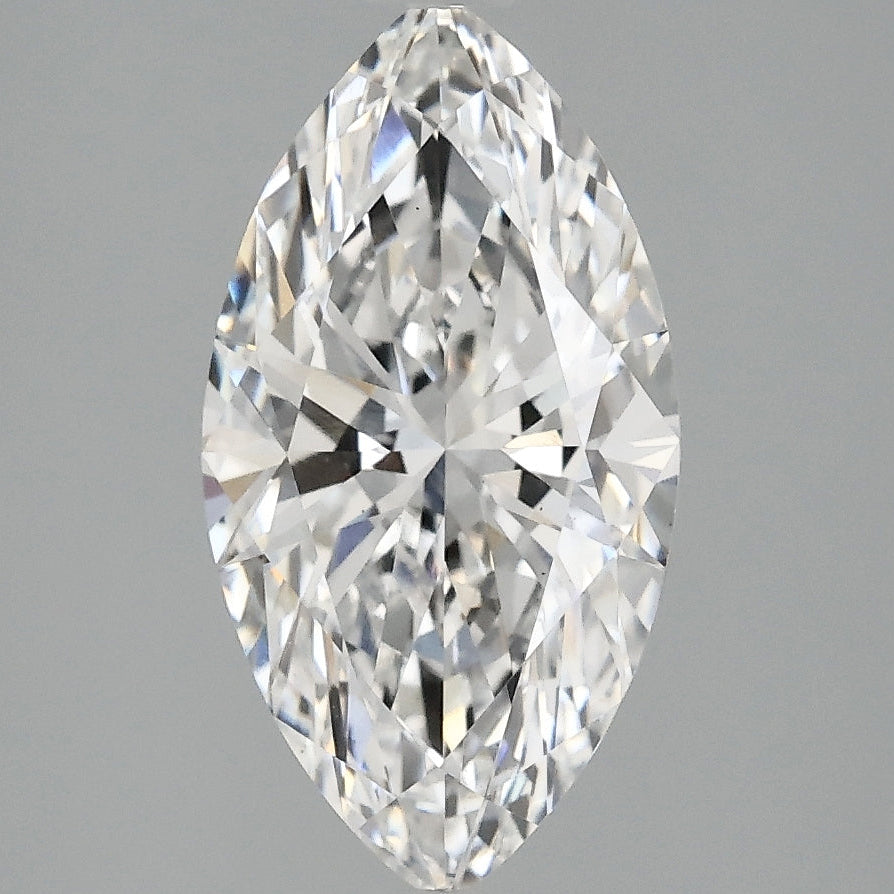 Diamante cultivado em laboratório Marquise de 2,40 quilates VS1 E