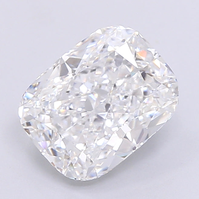 Diamant cultivé en laboratoire taille coussin de 2,42 carats VVS2 D