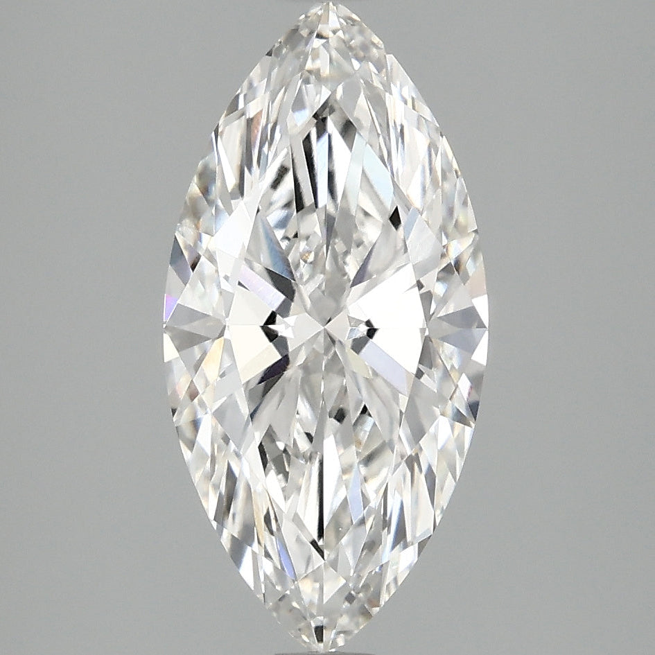 2.44 Carat Marquise Cut Lab Grown Diamond VVS1 F