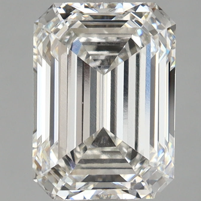 2.45 Carat Emerald Cut Lab Grown Diamond VVS1 F
