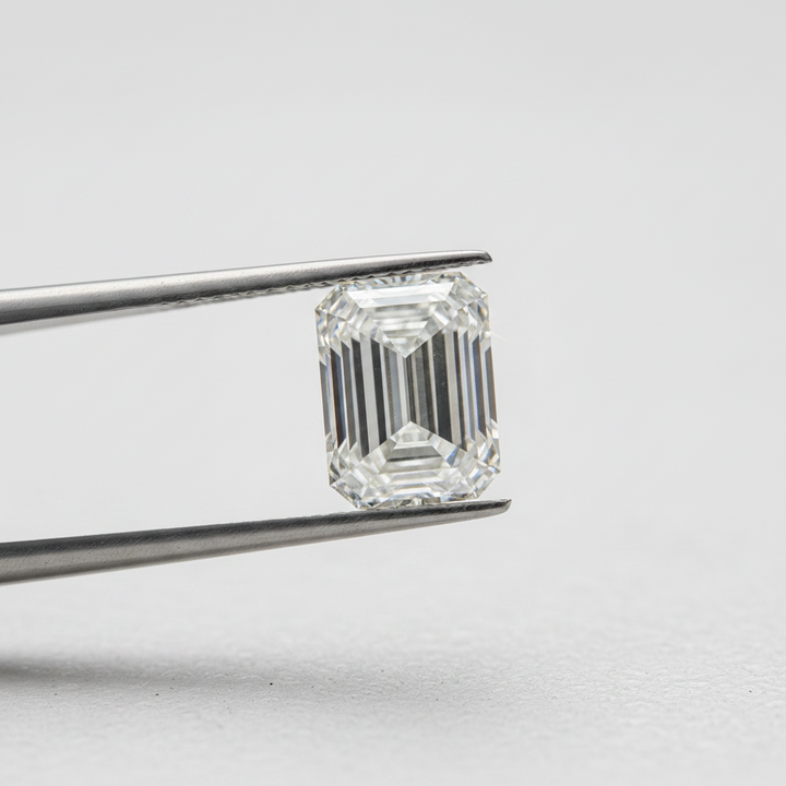 2.45 Carat Emerald Cut Lab Grown Diamond, VVS1/F