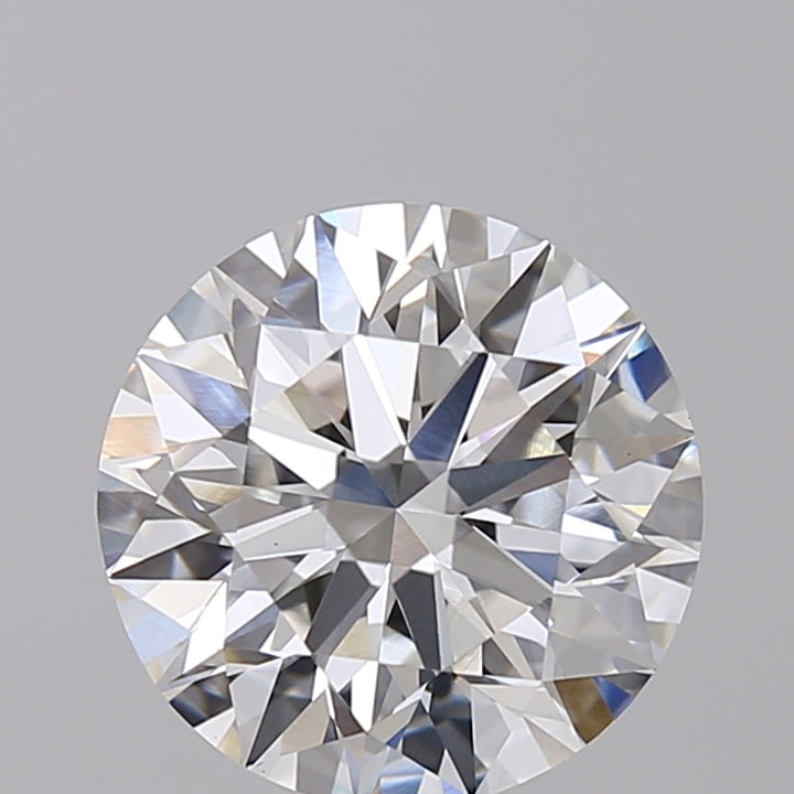2.46 Carat Round Lab Grown Diamond VS1 E