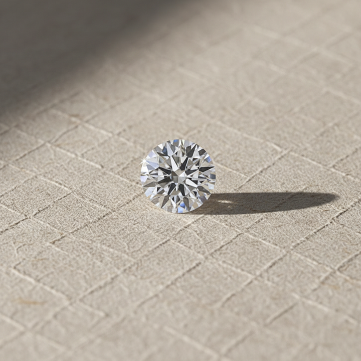 Diamant rond cultivé en laboratoire de 2,46 carats, VS1/E