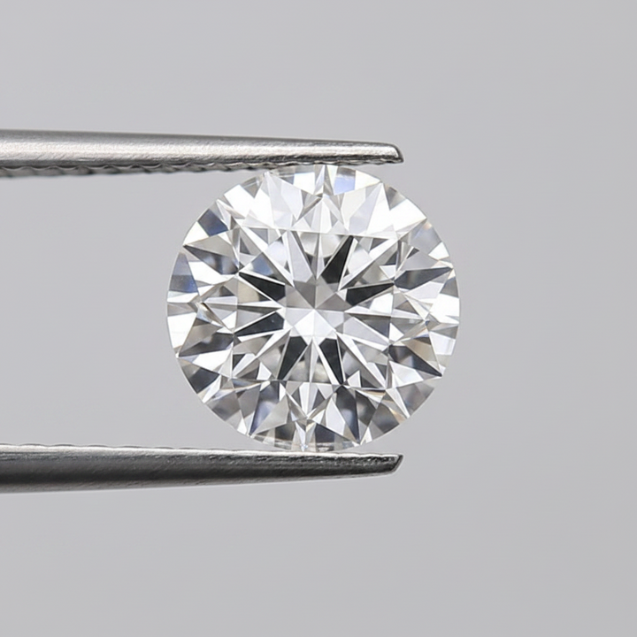 Diamant rond cultivé en laboratoire de 2,46 carats, VS1/E