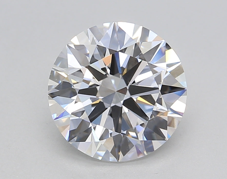 2.47 CT Round Lab-Grown Diamond, IGI Certified, E Color, VVS2 Clarity