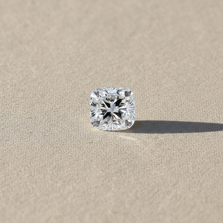 Diamant cultivé en laboratoire taille coussin de 2,48 carats, VVS2/D