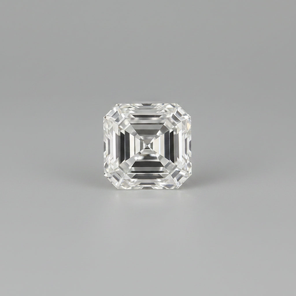 Diamant cultivé en laboratoire Asscher de 2,50 carats, VS1/E