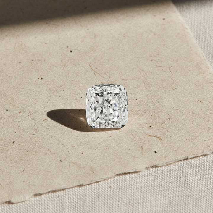 2.50 Carat Cushion Cut Lab Grown Diamond, VVS2/D