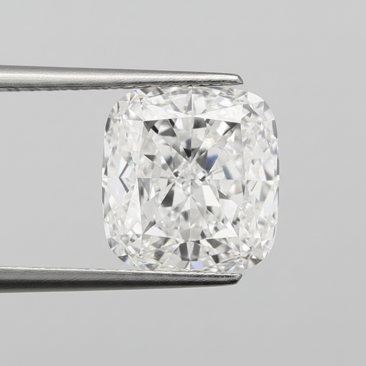 2.50 Carat Cushion Cut Lab Grown Diamond, VVS2/D