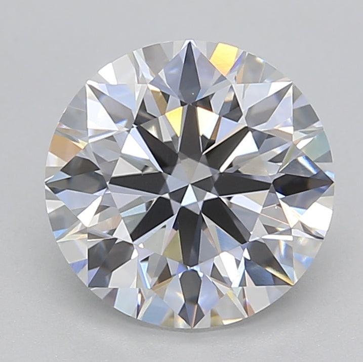 Diamant rond cultivé en laboratoire de 2,50 carats VVS2 E